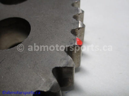 Used Arctic Cat Snow ZR 900 OEM part # 1602-119 lower chain case reverse sprocket for sale