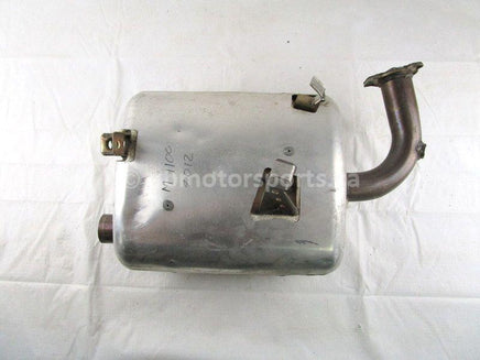 A used Muffler from a 2012 M 1100 TURBO Arctic Cat OEM Part # 1712-760 for sale. Arctic Cat snowmobile parts? Our online catalog has parts to fit your unit!