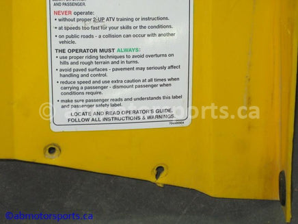 Used Can Am ATV OUTLANDER MAX 400 OEM part # 703500525 front fender for sale
