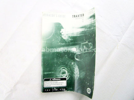 A used Operators Guide from a 2003 TRAXTER 500 XT Can Am OEM Part # 704000034 for sale. Check out our online catalog for more parts that will fit your unit!