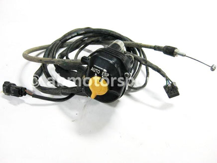 Used Honda ATV TRX 680 FA OEM part # 53143-HN0-305 and 35400-HN8-003 throttle with mode selector switch for sale