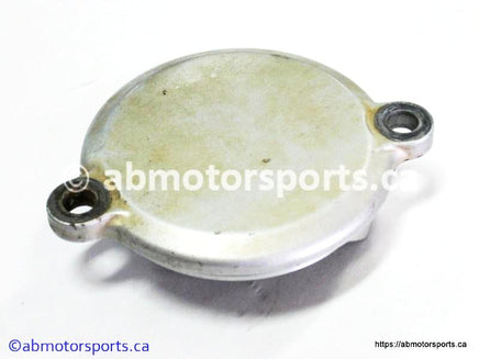 Used Honda ATV TRX 400EX OEM part # 11333-KCY-670 oil filter cover for sale