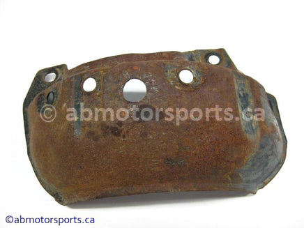 Used Honda ATV TRX 300 FW OEM part # 43430-HM5-730 rear brake drum guard for sale
