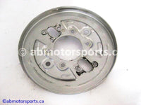 Used Honda ATV TRX 350 FM OEM part # 45120-HN5-671 OR 45120HN5671 or 45120-HN5-670 OR 45120HN5670 used
 backing brake plate left for sale