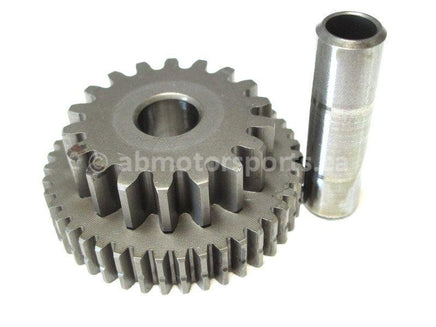 A used Starter Reduction Gear 43T 18T from a 2006 TRX 500FM Honda OEM Part # 28140-HN0-A00 for sale. Honda ATV parts online? Find parts that fit your unit here!