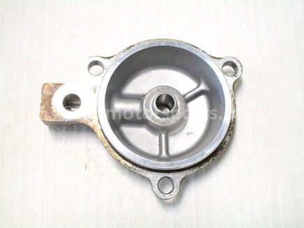 A used Oil Filter Cover from a 2006 TRX 500FM Honda OEM Part # 11333-HP0-A00 for sale. Honda ATV parts online? Oh, Yes! Find parts that fit your unit here!