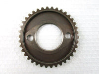 A used Cam Sprocket 38T from a 2003 TRX450FM Honda OEM Part # 14321-HM7-000 for sale. Honda ATV parts… Shop our online catalog… Alberta Canada!