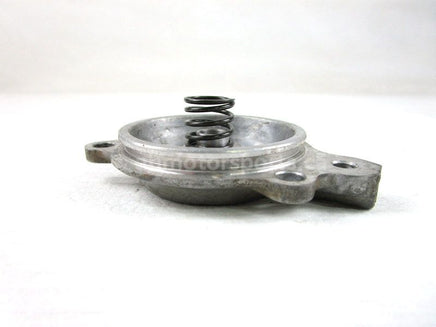 A used Oil Filter Cover from a 2001 TRX450ES Honda OEM Part # 11333-HC4-000 for sale. Honda ATV parts online? Shop our online catalog!!