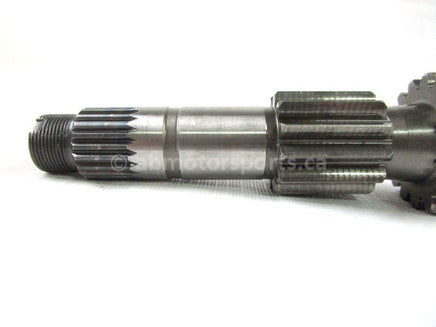 A used Main Transmission Shaft from a 2001 TRX450ES Honda OEM Part # 23211-HN0-A11 for sale. Honda ATV parts online? Shop our online catalog!!