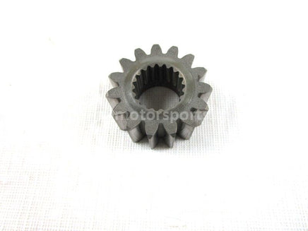 A used Final Drive Gear 15T from a 2001 TRX350ES Honda OEM Part # 23621-HN5-670 for sale. Honda ATV parts… Shop our online catalog… Alberta Canada!