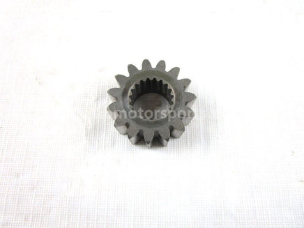 A used Final Drive Gear 15T from a 2001 TRX350ES Honda OEM Part # 23621-HN5-670 for sale. Honda ATV parts… Shop our online catalog… Alberta Canada!