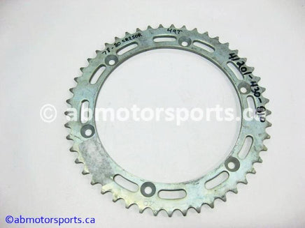New Honda Dirt Bike CR 250R OEM part # 41201-430-810 or 41201430810 rear wheel sprocket 49 teeth for sale