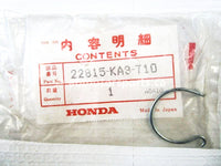 A new Clutch Lever Spring for a 1983 CR125R Honda OEM Part # 22815-KA3-710 for sale. Looking for parts near Edmonton? We ship daily across Canada!