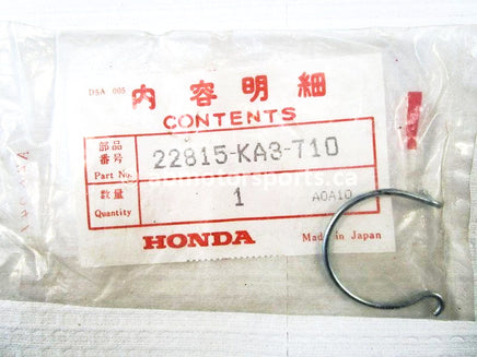 A new Clutch Lever Spring for a 1983 CR125R Honda OEM Part # 22815-KA3-710 for sale. Looking for parts near Edmonton? We ship daily across Canada!