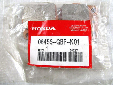 A new Front Brake Pad set for a 2003 CR85R Honda OEM Part # 06455-GBF-K01 for sale. Check out our online catalog for more parts that will fit your unit!