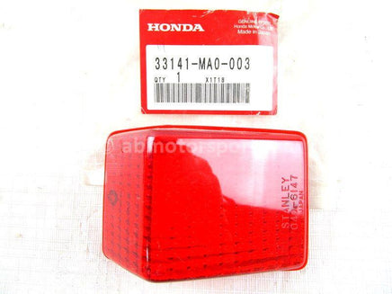 A new Tail Light Lens for a 1981 XR200R Honda OEM Part # 33141-MA0-003 for sale. Check out our online catalog for more parts that will fit your unit!