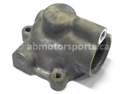 Used Kawasaki ATV BRUTE FORCE 750 OEM part # 16160-0067 lower thermostat body for sale