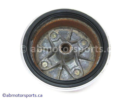 Used Kawasaki Bayou 400 OEM Part # 41038-1202 rear brake drum for sale