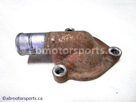 Used Kawasaki ATV BRUTE FORCE 750 OEM part # 16160-0046 upper thermostat body for sale