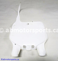 Used Kawasaki Dirt Bike KX 125 OEM part # 58029-1078-6F number plate for sale