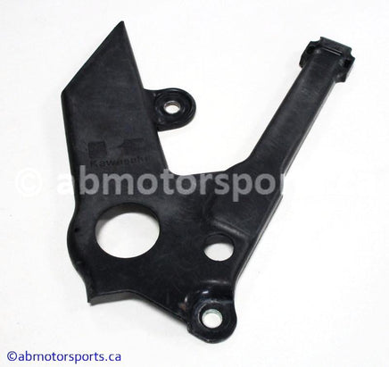 Used Kawasaki Dirt Bike KX 125 OEM part # 14090-1970-6Z frame pivot cover left for sale