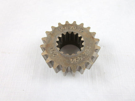 A used Chaincase Sprocket 20T from a 2001 RMK 800 Polaris OEM Part # 3221096 for sale. Check out Polaris snowmobile parts in our online catalog!