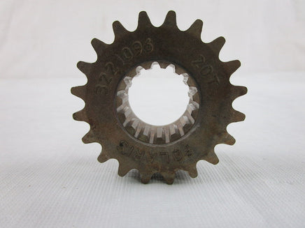 A used Chaincase Sprocket 20T from a 2001 RMK 800 Polaris OEM Part # 3221096 for sale. Check out Polaris snowmobile parts in our online catalog!