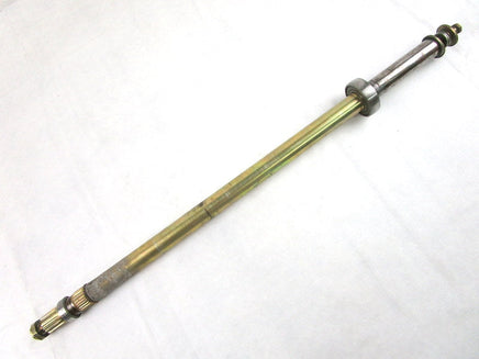 A used Jackshaft from a 2001 RMK 800 Polaris OEM Part # 1332207 for sale. Check out Polaris snowmobile parts in our online catalog!