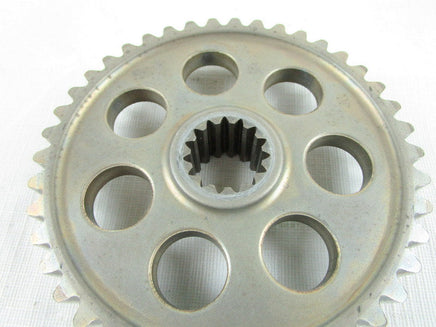 A used Chaincase Sprocket 42T from a 2012 RMK PRO 800 155 Polaris OEM Part # 3222192 for sale. Check out Polaris snowmobile parts in our online catalog!