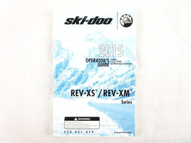 A used Operators Guide from a 2015 REV-XS/REV-XM Skidoo OEM Part # 520001453 for sale. Ski-Doo snowmobile parts… Shop our online catalog… Alberta Canada!