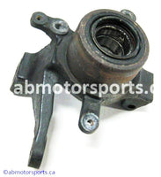 Used Suzuki ATV Eiger 400 OEM part # 51231-38F50 front right steering knuckle for sale