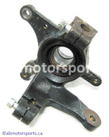 Used Suzuki ATV Eiger 400 OEM part # 51241-38F50 front left steering knuckle for sale