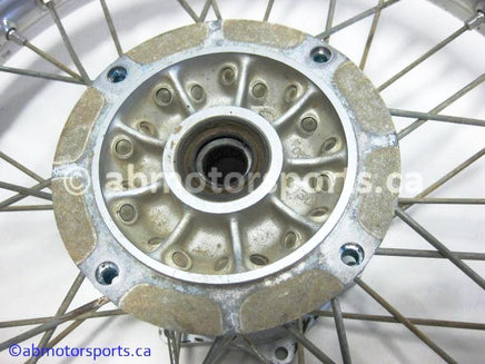 Used Suzuki Dirt Bike DR Z250 OEM part # 64111-14D10 rear rim with hub for sale