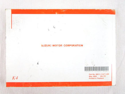 A used Owners Manual from a 2004 RM60 Suzuki for sale. Suzuki dirtbike parts… Shop our online catalog… Alberta Canada!