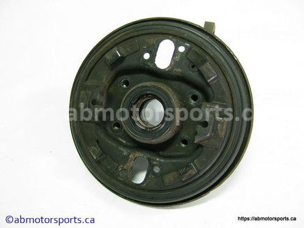 Used Yamaha ATV BIG BEAR 350 OEM part # 3HN-23502-02-00 right front knuckle for sale