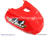 Used Yamaha ATV BIG BEAR 350 OEM part # 3HN-2171A-30-00 gas tank cover for sale