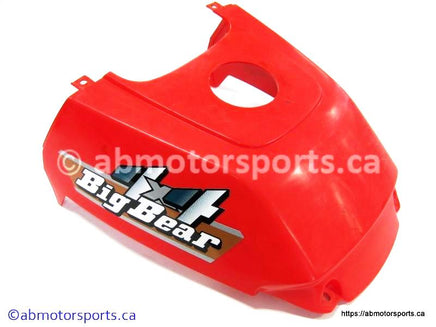Used Yamaha ATV BIG BEAR 350 OEM part # 3HN-2171A-30-00 gas tank cover for sale