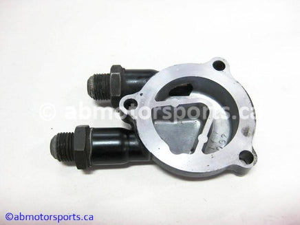 Used Yamaha ATV BIG BEAR 350 OEM part # 1YW-13447-00-00 oil element cover for sale