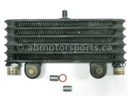Used Yamaha ATV KODIAK 400 OEM part # 4GB-13470-00-00 oil cooler assembly for sale