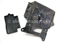 Used Yamaha ATV KODIAK 400 OEM part # 1YW-21170-00-00 OR 1YW-21170-01-00 battery box for sale