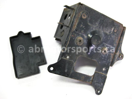 Used Yamaha ATV KODIAK 400 OEM part # 1YW-21170-00-00 OR 1YW-21170-01-00 battery box for sale