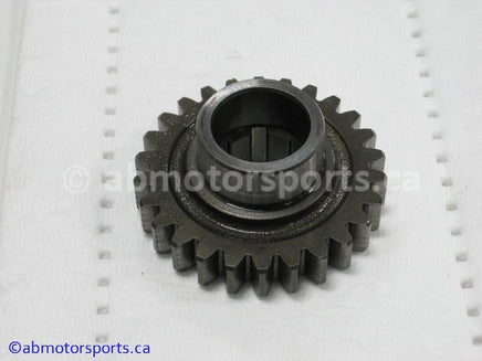 Used Yamaha ATV KODIAK 400 OEM part # 2HR-17586-00-00 transfer drive gear 26 teeth for sale