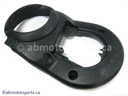 Used Yamaha ATV GRIZZLY 660 OEM part # 5KM-15423-00-00 left engine cover for sale