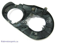 Used Yamaha ATV GRIZZLY 660 OEM part # 5KM-15423-00-00 left engine cover for sale