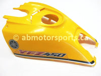 Used Yamaha ATV YFZ 450 SE OEM part # 5TG-2171A-40-00 fuel tank cover for sale
