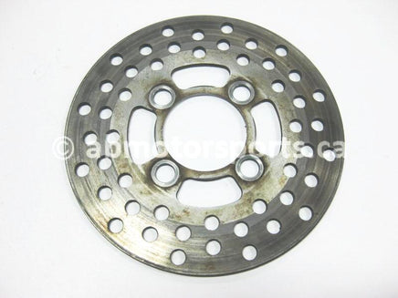 Used Yamaha ATV YFZ 450 SE OEM part # 3GD-2582T-10-00 OR 3GD-2582T-00-00 brake disc for sale