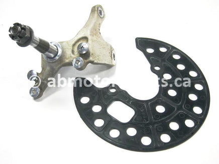 Used Yamaha ATV YFZ 450 SE OEM part # 5TG-23502-00-00 OR 1S3-23502-01-00 OR 1S3-23502-00-00 front right steering knuckle for sale