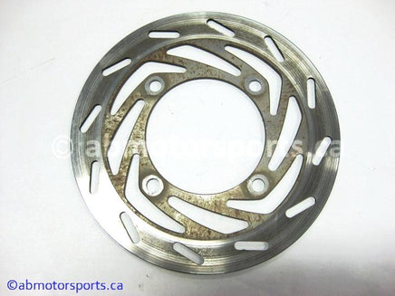Used Yamaha ATV GRIZZLY 700 OEM part # 3B4-2582T-01-00 front brake disc for sale