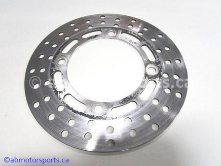 Used Yamaha ATV GRIZZLY 660 OEM part # 5KM-2582T-00-00 front brake disc for sale