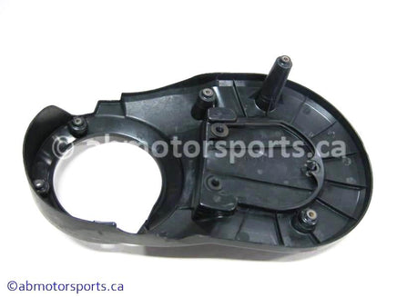 Used Yamaha ATV GRIZZLY 660 OEM part # 5KM-15423-00-00 left engine cover for sale
